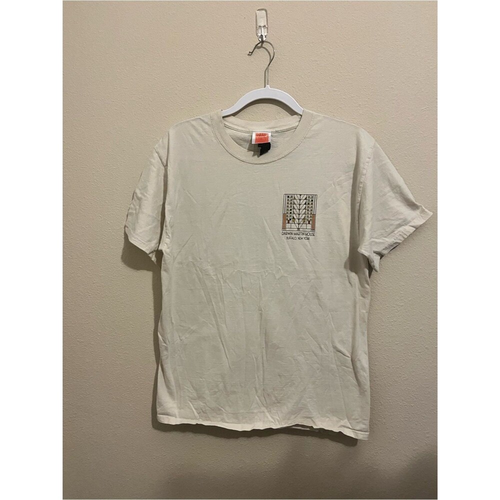 Frank Lloyd Wright Cream Short-Sleeve Graphic Tee